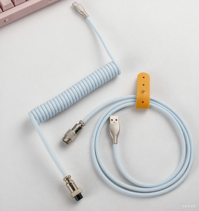 Gx12 M10 M12 Bện Hợp Kim Nhôm Mùa Xuân Xoăn Xoắn Ốc Cuộn Dây Cuộn Dây USB Loại C Hàng Không Dây USB-C Cơ Khí Cáp Bàn Phím - Product Image 1