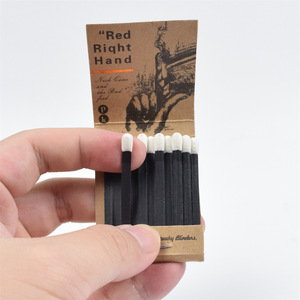 Toptan özel Logo düz uzun maç kitap emniyet Kraft baskılı maçlar kağıt kitap yaratıcı renkli kağıt kitap maçlar - Product Image 4