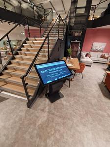High Quality All in One PC <strong>Windows</strong> Touch Screen Kiosk Interactive Display Kiosk <strong>With</strong> K Base Interactive Kiosk for Self Service - Product Image 4