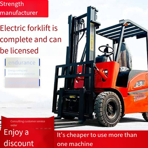 Carretilla elevadora eléctrica New Energy, tracción en las cuatro ruedas, capacidad de 1 tonelada para talleres de reparación de maquinaria para carga, descarga, manejo de apilamiento - Product Image 5