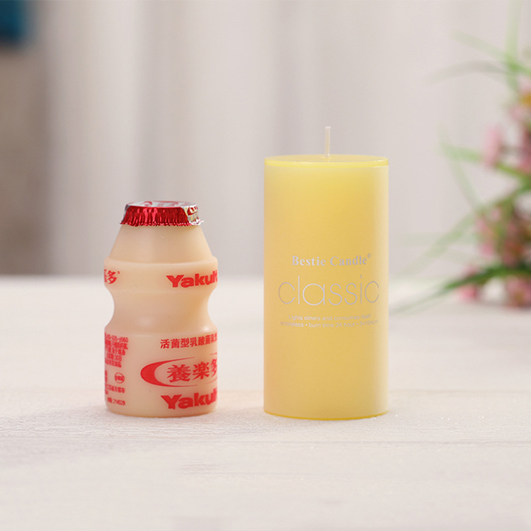 Pink Beautiful Macaron Wax Tea Light Candle Green Favors Scent, Luxury Candle For Home Scent Gift Set