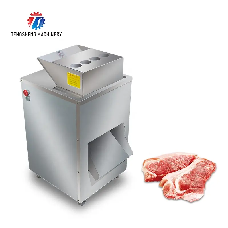 Machine à trancher professionnel, pour trancher la viande de bœuf fraîche, avec découpe en bandes, pour flocons de porc, de mouton