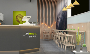 Thiết Kế Nội Thất Trà Bong Bóng Kích Thước Nhỏ | Cửa Hàng Trà Bên Trong Bố Trí & Quầy Bar Để Bán - Product Image 4