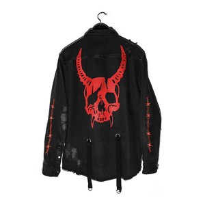 RUICHI 2024ファッショントレンドスケルトンパターンラペルデニムプラスサイズメンズジャケット男性用