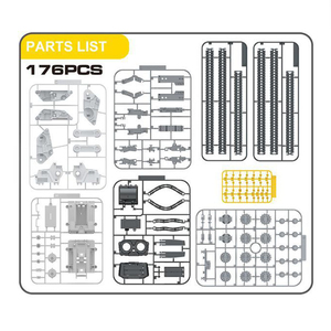 4 en 1 DIY ensamblado RC programación ingeniería vehículo juguetes niños aprendizaje juguetes educativos ciencia modelo Sistema STEM Juguetes