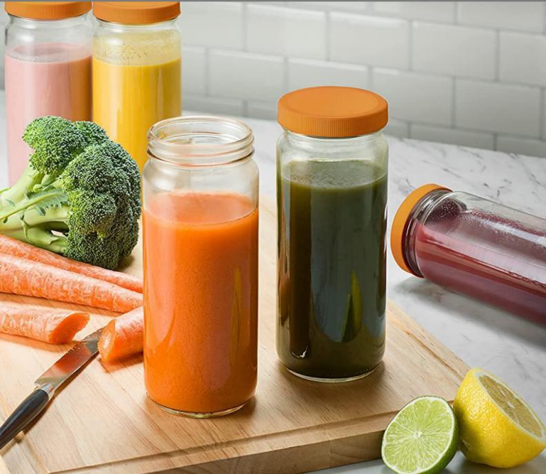 Barattolo di succo di vetro