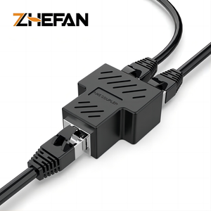 อะแดปเตอร์เครือข่าย Cat6a อีเทอร์เน็ต1ถึง2ปลั๊กตัวเมียปลั๊กเสียบ Rj45ช่องเสียบอีเทอร์เน็ตอะแดปเตอร์เครือข่าย LAN - Product Image 5