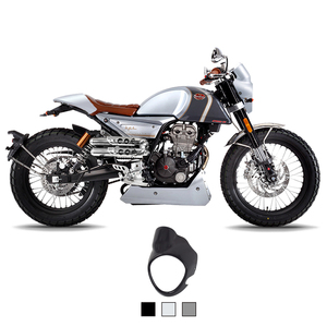 アプリリアCR150ヒップスターFBモンディアルHPS125HPS300CC用モーターサイクルヘッドライト走行距離計ABSプラスチックスクリーンフェアリングフロントガラスカバー