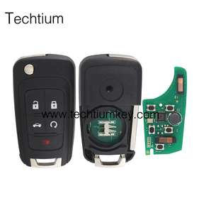 シボレー5ボタンリモートキー315mhz ID46チップキーレスエントリー & キーレスゴーフォブAveo Cruze Uncutブレード用 - Product Image 5