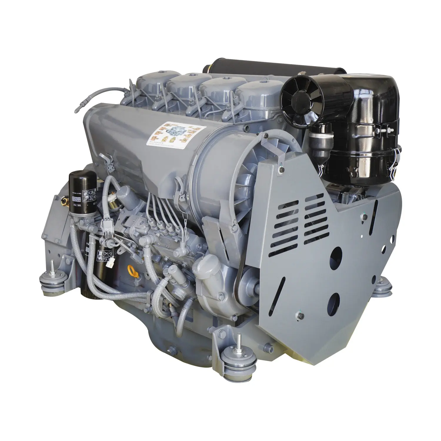 4 cilindros 50hp motor diésel F4L912 motor refrigerado por aire para la venta