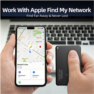 UNIEAN K09 akıllı GPS takip cihazı & bulucu anti-kayıp kart cüzdan bulucu çanta hava etiketi ile GPS izleme çözümü için personel Backpackers - Product Image 4