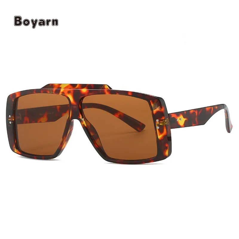Boyarn Cool Custom ciclismo occhiali da sole con montatura nera opaca futuristica occhiali da sole con montatura grande per uomo donna occhiali da sole farfalla