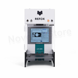 REFOX LM-80 3 in 1 Intelligent Laser Marking Machine Built-in Fume Extractor <strong>Computer</strong> for Phone Back Cover Remove Laser Marking - Product Image 2