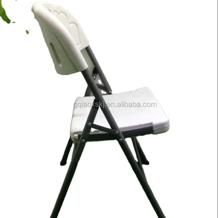 white plastic chair steel tube with pretty looking/folding chair with flower design on the back/balcony garden coffee chairs