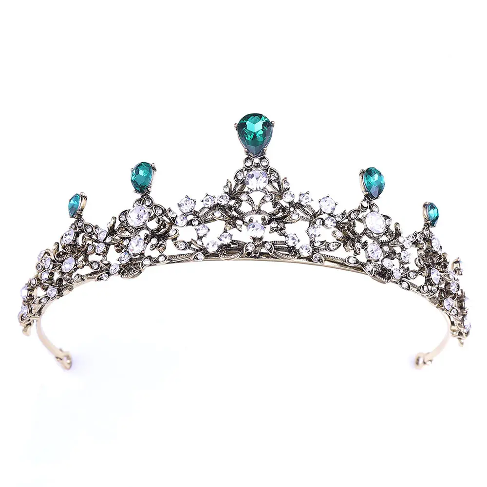 ZGH1195 Vintage nupcial princesa Tiaras Mulheres Concurso coroas strass coroa para casamento