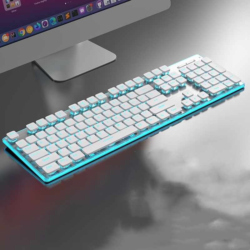 Clavier Blu-ray sans fil White Moon Silver