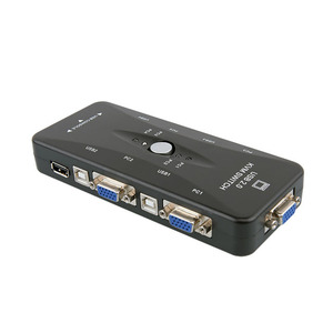 4ポートSVGA VGAマニュアルモニターキーボードマウスKVMスイッチボックス - Product Image 5