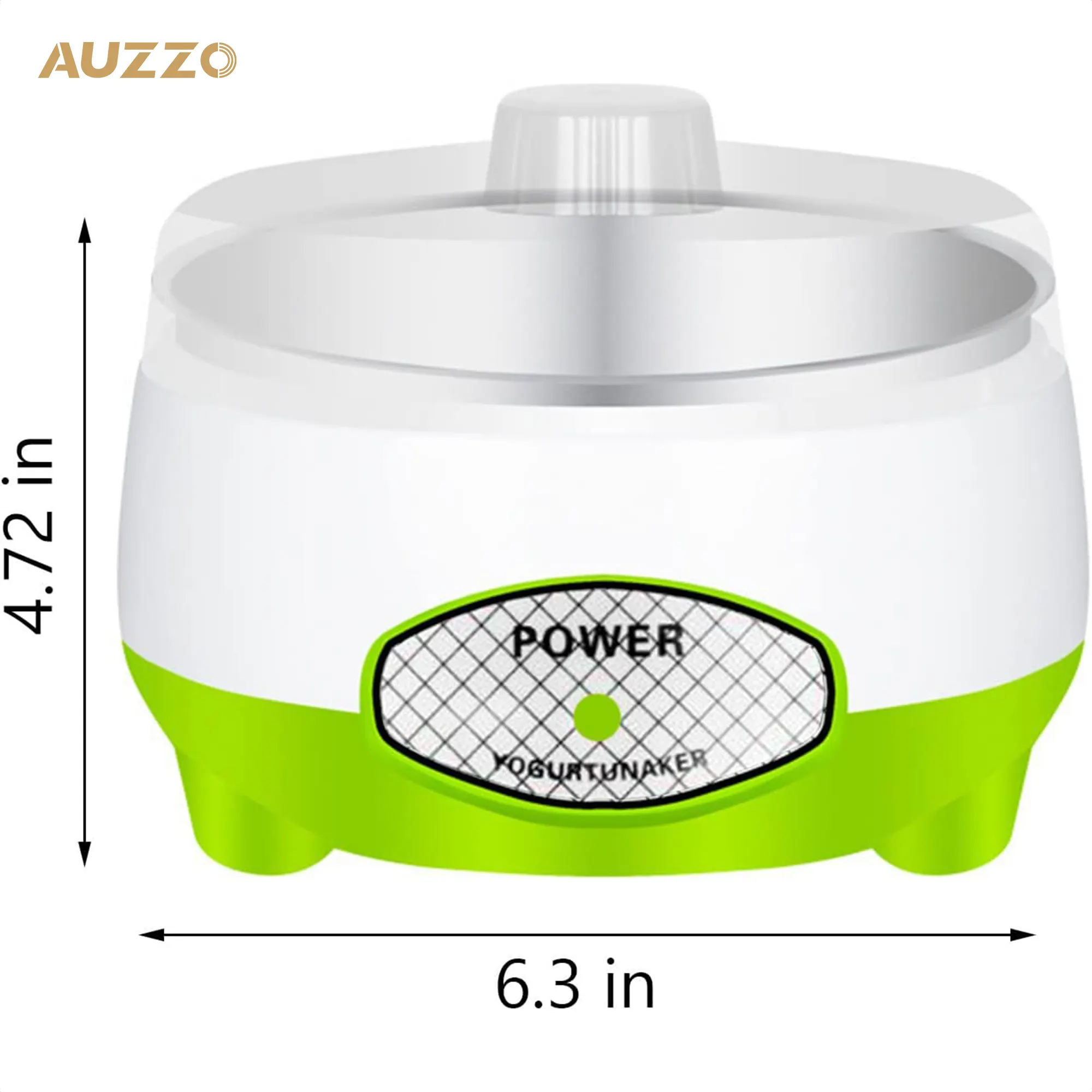 Mini máquina de yogur de temperatura constante de acero inoxidable para el hogar de 1l, máquina eléctrica automática para hacer yogur