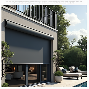 High Quality Customizable Vertical Pattern Roller Shutter <strong>Door</strong> Panel for Balcony Furniture <strong>Shade</strong> Use Direct From Factory - Product Image 3