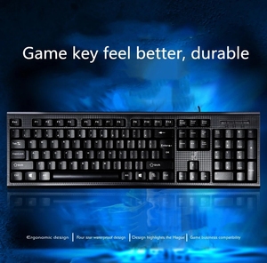 Factory Price Wired Waterproof 104Keys Office <strong>Keyboard</strong> Mouse Set USB <strong>PS2</strong> <strong>Keyboard</strong> and Mouse Combo - Product Image 4