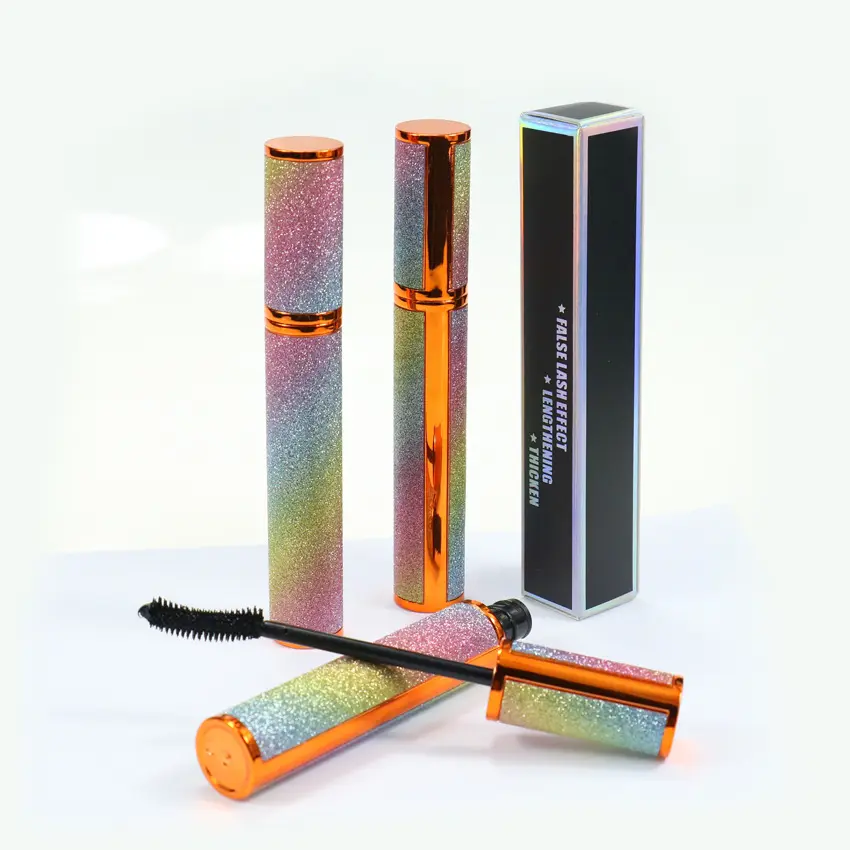 Groothandel Regenboog Mascara Geen Logo Beste Kwaliteit Mascara Para Halloween 3d Fiber Hypoallergeen Mascara Fabrikanten