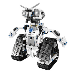 Форма King 15046 3 в 1 модель MOC кирпичи робот технический строительный блок Дети Diy приложение пульт дистанционного управления трансбот робот - Product Image 6