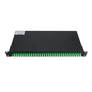 New Arrival <strong>64</strong> <strong>Ports</strong> Rack Mount Type LC APC Low Insertion Loss Fiber <strong>Patch</strong> <strong>Panel</strong> Terminal Box Rack Mount PLC Splitter - Product Image 1