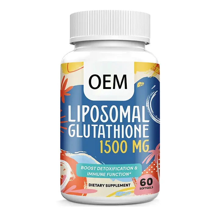 OEM Liposomal glutatione softgel con vitamina C fosfolipide Complex Master antiossidanti per Detox Brain Immune System