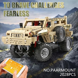 עובש מלך 13131 פרמאונט SUV סופר מהירות <span class=keywords><strong>1</strong></span>:8 Marauder רכב מחוץ לכביש כלי רכב לבני MOC הרכבה ערכת אבני בניין