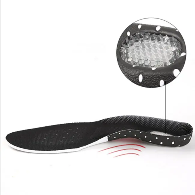 Spor silikon jel tabanlık Arch destek ortopedik Plantar fasiit koşu ayakkabı için ayakkabı astarı