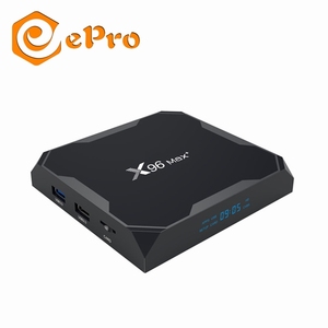 X96สูงสุด + S905X3 2G 16G หรือ4G + 32G/64G กล่องทีวี USB3.0 Android 9.0ตั้งกล่องด้านบน2.4G/5G Wifi BlueT4.0เครื่องเล่นสื่อสมาร์ท STB X96max + - Product Image 1