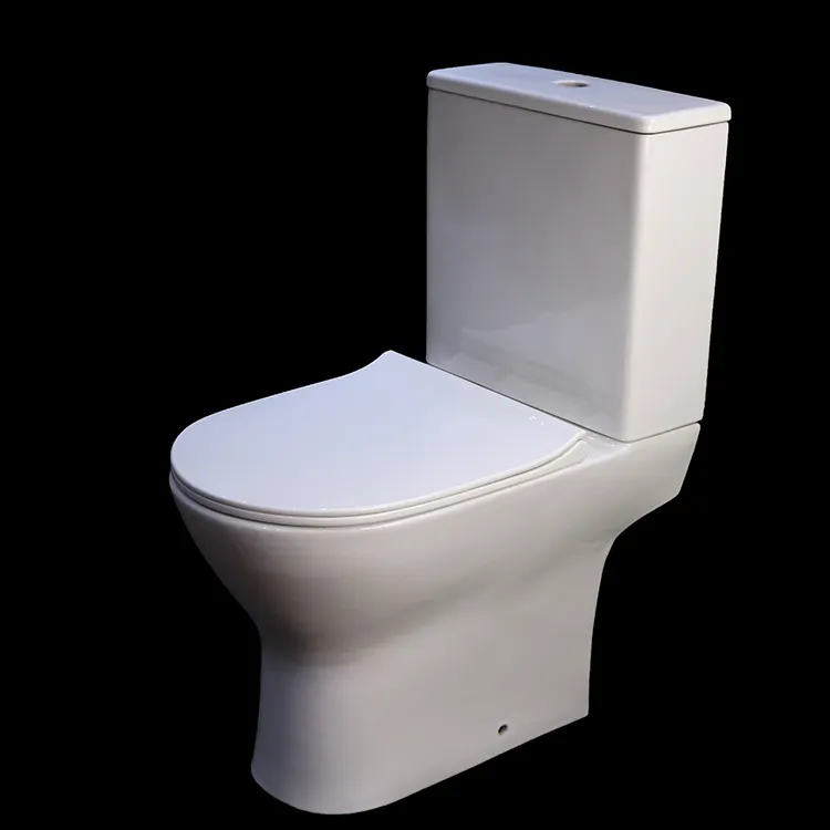 Medyag OEM Western CE tanpa bingkai PCAP dua bagian Toilet Dual Flush cuci bawah WC lemari air kamar mandi