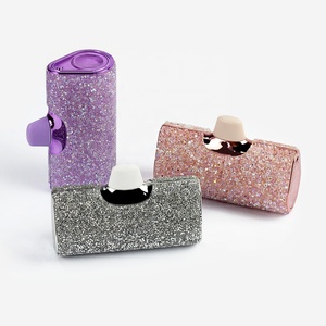 Girly elmas ruj Mini taşınabilir şarj hızlı şarj güç bankası iPhone 15 Pro Max Android cihazlar tip-c bağlantısı - Product Image 1