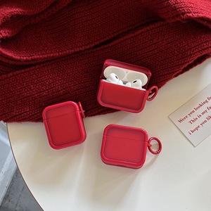 Çin yeni yıl 2 in 1 kırmızı Earpods kılıf <span class=keywords><strong>Apple</strong></span> Airpods 1 2 3 Pro 2 kablosuz kulaklık kapak bilek zinciri bilezik kolye