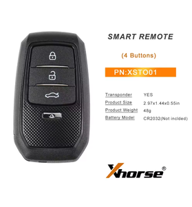 VVDI XM38 XSTO03EN XSTO01EN สำหรับ Toyota Lexus styal xhorse กุญแจอัจฉริยะรีโมทคีย์4A ชิป8A4D คีย์โปร - Product Image 5
