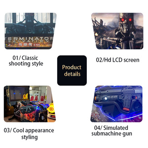 42 inç terminatör kurtuluş Arcade sikke işletilen silah simülatörü kaynak fabrika iki oyuncu Video oyunu makinesi - Product Image 4