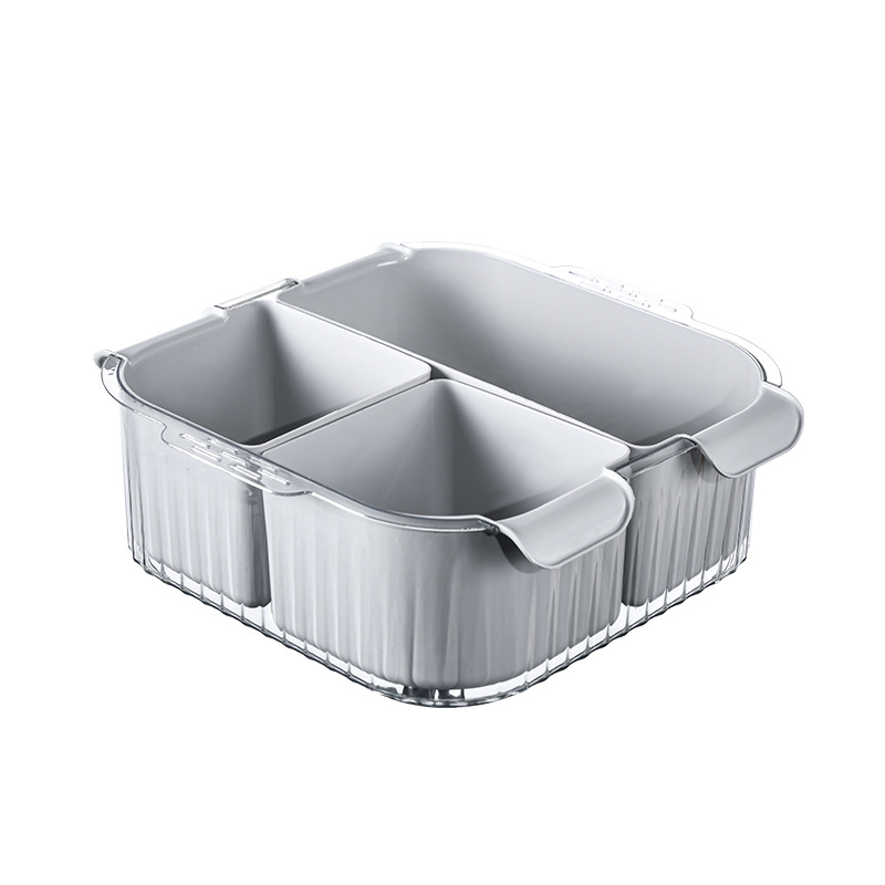 Gris transparent, 3 sections