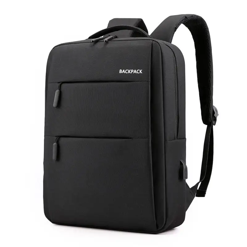 Factory Wholesale School Bags Unisex Capacity Leather Office Computer Bag Nylon Anti Theft Custom Laptop Backpack With Usb