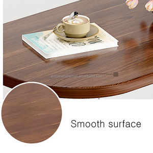 Mesa auxiliar moderna de lujo en forma de C, mesa auxiliar portátil y anidada para sofá cama, sala de estar y dormitorio - Product Image 2