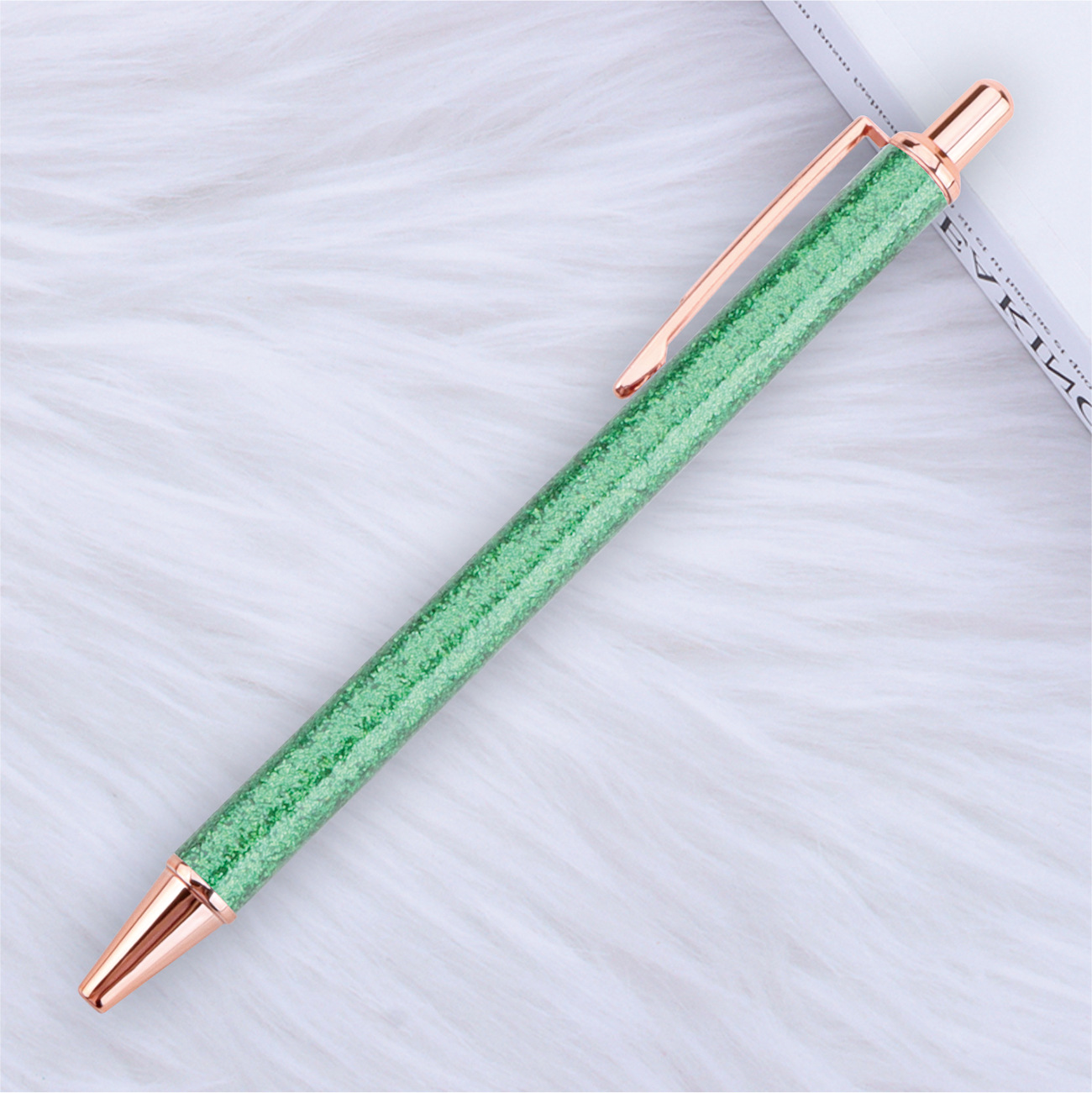 13 pezzi in oro rosa-verde