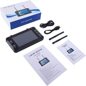 Monitor FPV de 4,3 pulgadas, 5,8G, 40CH, 16:9 NTSC/PAL, batería integrada de 1200mAh, entrada de 5-23V, función DVR de baja latencia, accesorios para Drones - Product Image 6