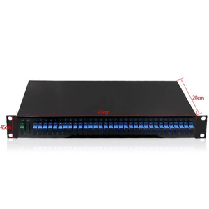 Raf montaj Fiber optik Plc bölücüler SC LC <span class=keywords><strong>APC</strong></span> UPC konnektörler kaset tipi 1X2 1X4 1X8 1X1 6 optik PLC ayırıcı