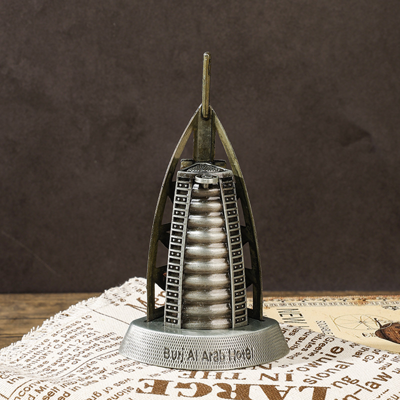 Burj Al Arab 7.2*5.7*12cm-argent