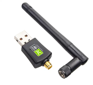 Logo personalizzato AC600 Wifi USB adattatore USB 2.0 Driver senza fili Dongle Mini Computer scheda di rete ricevitore - Product Image 1
