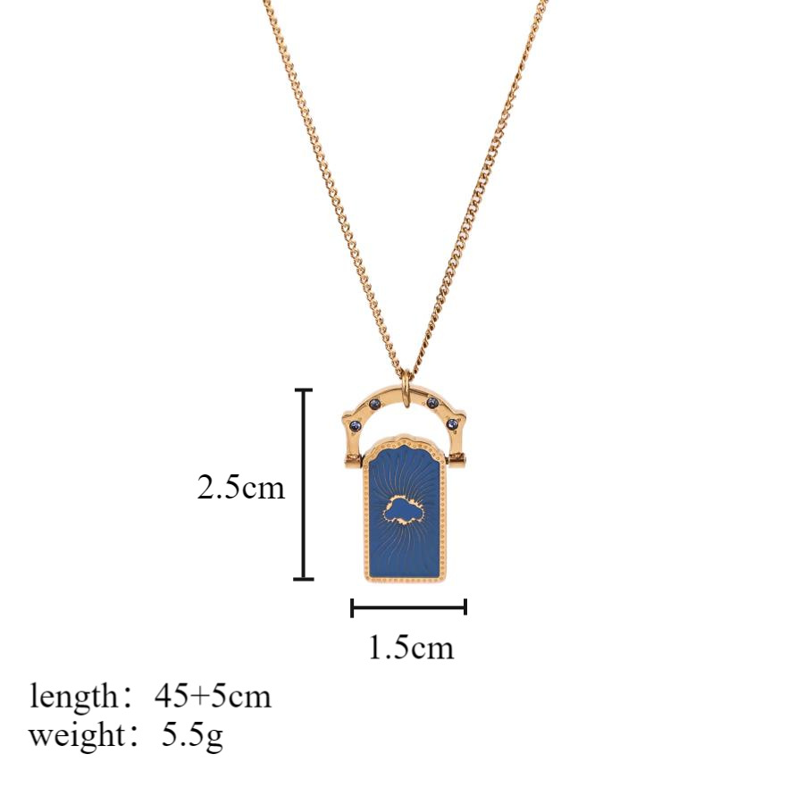 Blue clouds-necklace