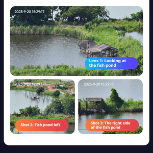 户外高清三屏显示防水太阳能4G闭路电视运动检测Ptz摄像机 - Product Image 5