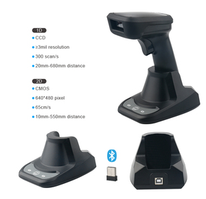 DS5220BM-2D自动条形码和二维码扫描仪枪2.4GHz蓝牙USB接口库存产品，适用于1D/2D扫描应用 - Product Image 4