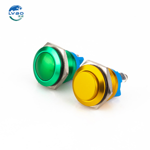 LVBO Recommend 16/19/22mm Custom Metal Push Button <strong>Switch</strong> 22mm Latch Light <strong>Switch</strong> Momentary Latching Metal Push Button <strong>Switch</strong>