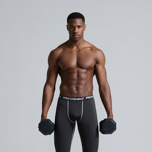 Nhanh Chóng Làm Khô Tập Thể Dục Quần Xà Cạp Cho Nam Giới Cơ Bắp Người Đàn Ông Thể Thao Tập Thể Dục Chạy Đào Tạo Chuyên Ngành Thể Thao Mặc Quần legging - Product Image 2