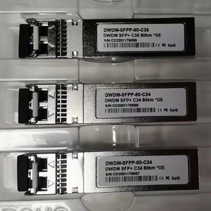 10G SFP DWDM 80km C18〜C60 LC DDM EMLトランシーバー光モジュール、互換性のあるHWエリクソンIntel Brocade Dell HP Extreme - Product Image 6
